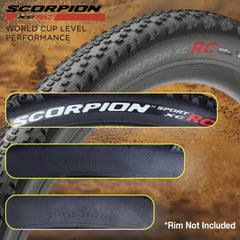 Scorpion Sport XC RC 55-622 Black x 2 w/Keychain