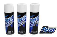 MADE in USA Plexus Plastic Cleaner Protectant & Polish 7oz Can 3 Pack w Sticker