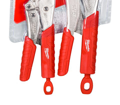 Milwaukee 48-22-3402 2 Pc. 7" & 10" Torque Lock Curved Jaw Locking Pliers Set With Grip