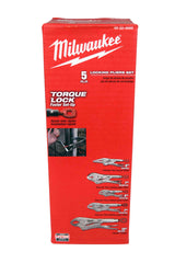Milwaukee 48-22-3695 5 Piece Locking Plier Auto Kit