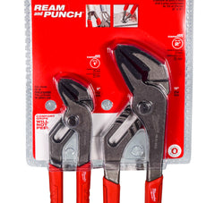 Milwaukee 48-22-6330 6" & 10" Comfort Grip Straight Jaw Pliers Set
