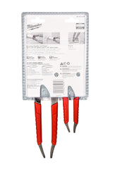 Milwaukee 48-22-6330 6" & 10" Comfort Grip Straight Jaw Pliers Set