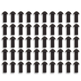 Stop & Go 3075 Mushroom Tire Plugs for Punctures and Flats, 3/4" Length x 5/16" Shaft Diameter, 50 Pack for Tubeless Tires on Motorcycles, ATVs, UTVs, Cars, and Trucks