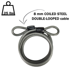 Kryptonite 210412 Kryptoflex 818 Looped Cable and Key Padlock 6'