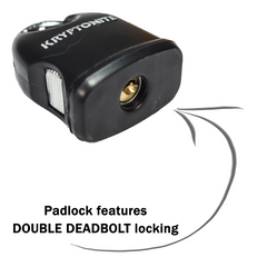 Kryptonite 210412 Kryptoflex 818 Looped Cable and Key Padlock 6'