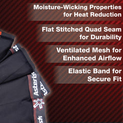 Asterisk Banded Youth Undersleeve for Knee Protector Micro Cell Brace for Junior Motocross, Snowboarding, Wakeboarding, Off-Roading, & More