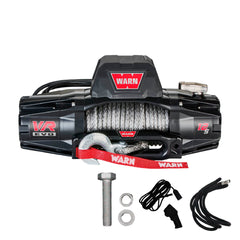 WARN VR EVO 12-S Electric 12V Winch – 12,000 lb Pull Capacity, Synthetic Rope, IP68 Waterproof, High-Performance Off-Road Recovery Winch for Trucks, Jeeps, and SUVs