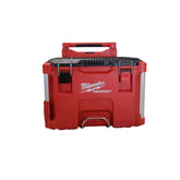 Milwaukee PACKOUT 22 in. Rolling Modular Tool Box, Heavy-Duty Rolling Storage with Industrial-Grade Extendable Handle, Impact-Resistant Polymer Construction, Modular Connectivity for Tools & Acc.