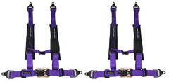 ProGuard Offroad Harness Purple with 2" Nylon Straps and 4 Points of Contact (2 Pck) - Universal Safety Belt fits Polaris, Can-Am, Kawasaki, Yamaha UTVs, ATVs, Side-by-Sides