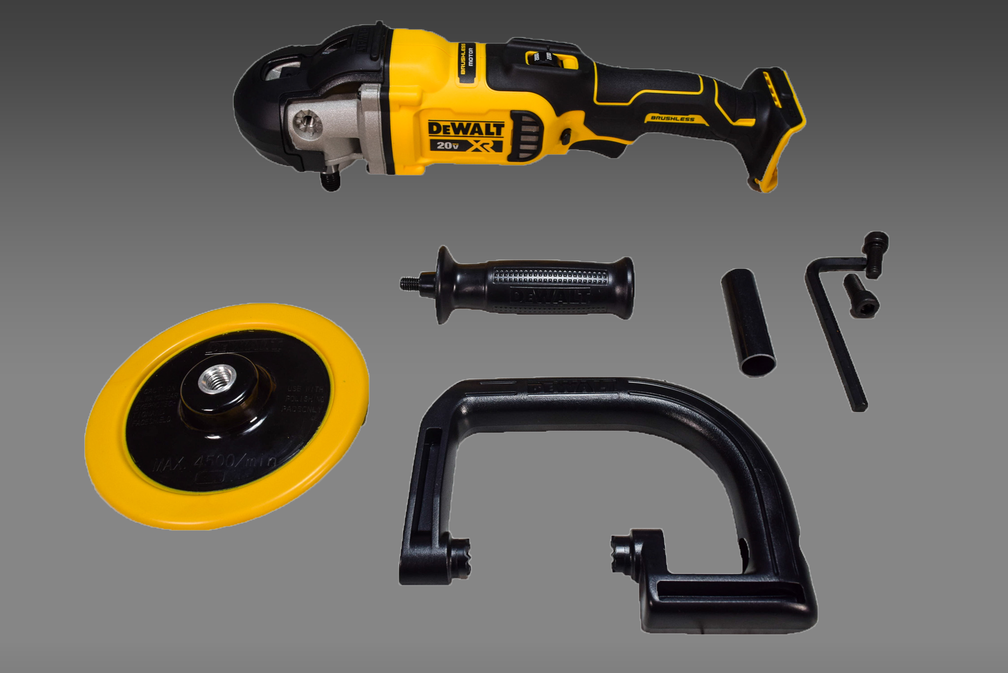 DEWALT 20V MAX XR Cordless Polisher Rotary Variable Speed 7 Inch 1 Mass Depot