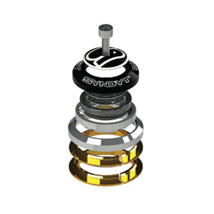 Syndyt BMX Bike EXPERT Headset for Syndyt Expert frames only- CNC-Machined Aluminum Alloy, Sealed Stainless Steel Cartridge Bearings, Includes 1” and 1-1/8” Lower Race Options