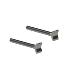 Syndyt Expert BMX Bike Chain Tensioner Kit - Stainless Steel M6 Tensioner Screws, Aluminum Anodized Adjuster Knob, Compatible with 10mm/15mm/20mm Axle Adaptors