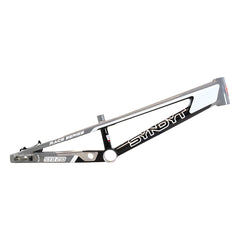 Syndyt 210 Pro XL BMX Racing Bike Frame – 21.” Top Tube, 6061-T6 Aluminum (4.05 lbs), Tapered 42/52 Head Tube, B52 Tech BB, 10/15/20mm Hubs, 140mm Disc Brake, Chain Tensioners –Gray Bicycle Frame