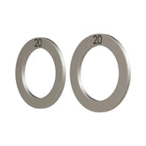 Syndyt Expert 20mm Stainless Steel Axle Washer Kit for 20mm Through Axle Syndyt BMX Bike Systems, Includes 2 Washers