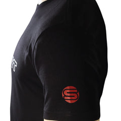 Syndyt Youth Short Sleeve T-Shirt, Soft Cotton Blend Crewneck Tee, Lightweight Comfort Fit Casual Shirt for Gym, Workout, Lounge or Everyday Wear - Black (Small)