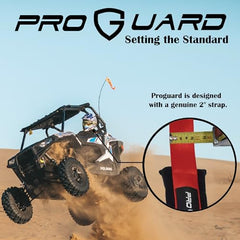 PROGUARD Red 4-Point Harness with 2" Nylon Straps (2 Pck)- Universal Off-Road Safety Belt fits Polaris, Can-Am, Kawasaki, Yamaha UTVs, ATVs, Side-by-Sides