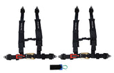 ProGuard Offroad (2) Harnesses - Black 3" Straps 4 Points of Contact Bypass Clip