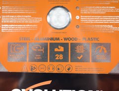 Evolution Power Tools RAGE255BLADE Saw Blade 10 in. Multipurpose Carbide Dry Cut