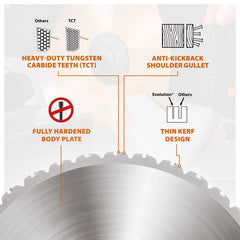 Evolution Power Tools RAGE355Blade Multi-Purpose Cutting Blade