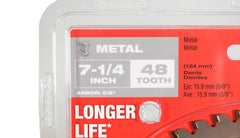 Milwaukee 48-40-4235 7-1/4" Metal Cutting Circular Saw Blade