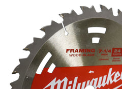 Milwaukee 48-41-0710 Circular Saw Framing Blades 7-1/4" 24T
