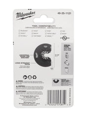 Milwaukee 49-25-1121 OPEN-LOK 3-1/2" HCS SEGMENTED WOOD BLADE 1PK