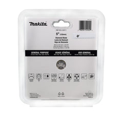 Makita B-69711 5 in. General Purpose Turbo Rim Diamond Blade 1-Pack
