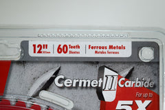 Diablo D1260CF 12" x 60-Teeth Steel Demon Cermet II Saw Blade for Medium Metal