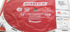 Diablo D14108N 14" x 108-Teeth Saw Blade for Thin Aluminum
