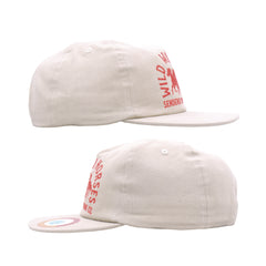 Sendero Provisions Co. Wild Wild Horses Adjustable Snapback Hat with Embroidered Design (Tan/Orange) - One Size