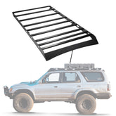 Sherpa - The Matterhorn Half Height/Single Row Light Aluminum Roof Rack with Crossbars Made for 1996-2002 Toyota 4Runner - Drill Free Rack for Tents; Kayaks; Bikes; Skis Made in the USA