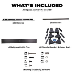 Sherpa - The Belford Half Height/Single Row Light Aluminum Roof Rack with Crossbars Made for 2001-2007 Toyota Sequoia - Drill Free Rack for Tents; Kayaks; Bikes; Skis Made in the USA