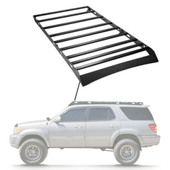 Sherpa - The Belford Full Height Aluminum Roof Rack with Crossbars Made for 2001-2007 Toyota Sequoia - Drill Free Rack for Tents; Kayaks; Bikes; Skis Made in the USA