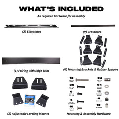 Sherpa -The Yale Full Height Aluminum Roof Rack with Crossbars Made for 2010-2023 Lexus GX460 - Drill Free Rack for Tents; Kayaks; Bikes; Skis Made in the USA