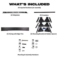 Sherpa - The Oxford Half Height/Single Row Light Aluminum Roof Rack with Crossbars Made for 1998-2007 Toyota LC100 & Lexus LX470 - Drill Free Rack for Tents; Kayaks; Bikes; Skis Made in the USA