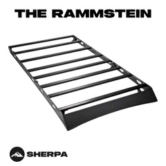 Sherpa -The Rammstein Full Height Aluminum Roof Rack with Crossbars Made for 2003-2010 Cayenne & Touareg - Drill Free Rack for Tents; Kayaks; Bikes; Skis Made in the USA