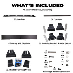 Sherpa -The Rammstein Full Height Aluminum Roof Rack with Crossbars Made for 2003-2010 Cayenne & Touareg - Drill Free Rack for Tents; Kayaks; Bikes; Skis Made in the USA