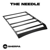 Sherpa - The Needle Half Height Aluminum Roof Rack with Crossbars Made for 2010-2024 Toyota 4Runner - Drill Free Rack for Tents; Kayaks; Bikes; Skis Made in the USA