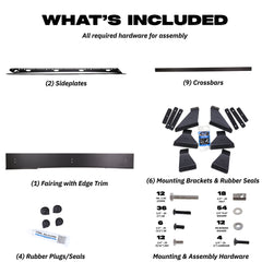 Sherpa - The Harvard Full Height Aluminum Roof Rack with Crossbars Made for 2008-2022 Toyota Sequoia - Drill Free Rack for Tents; Kayaks; Bikes; Skis Made in the USA