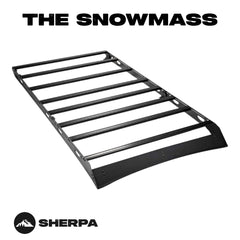 Sherpa - The Snowmass Half Height/Single Row Light Aluminum Roof Rack with Crossbars Made for 2019-2025 Toyota RAV4 - Drill Free Rack for Tents; Kayaks; Bikes; Skis Made in the USA