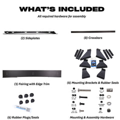 Sherpa - The Snowmass Half Height/Single Row Light Aluminum Roof Rack with Crossbars Made for 2019-2025 Toyota RAV4 - Drill Free Rack for Tents; Kayaks; Bikes; Skis Made in the USA