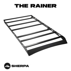 Sherpa -The Rainier Full Height Aluminum Roof Rack with Crossbars Made for 2024-2025 Toyota Tacoma Double Cab - Drill Free Rack for Tents; Kayaks; Bikes; Skis Made in the USA