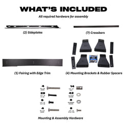 Sherpa -The Rainier Full Height Aluminum Roof Rack with Crossbars Made for 2024-2025 Toyota Tacoma Double Cab - Drill Free Rack for Tents; Kayaks; Bikes; Skis Made in the USA