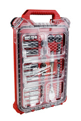 Milwaukee SAE Ratchet Socket Mechanics Tool Set 3/8 in. Low Profile Packout Case