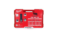 Milwaukee 49-66-7009 43PCSHOCKWAVE Impact Duty 3/8" Drive SAE & Metric Deep 6 Point Socket Set