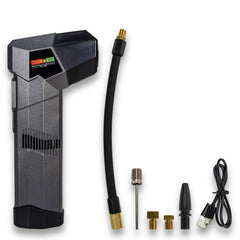 Stop & Go CL-RCP Portable USB Rechargeable Cordless Tire Inflator 120 PSI Compressor w/ Digital Display & Worklight for Cars, Motorcycles, and Bicycles