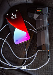 Stop & Go CL-RCP Portable USB Rechargeable Cordless Tire Inflator 120 PSI Compressor w/ Digital Display & Worklight for Cars, Motorcycles, and Bicycles