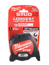 Milwaukee 48-22-9725M 25ft STUD Magnetic Tape Measure