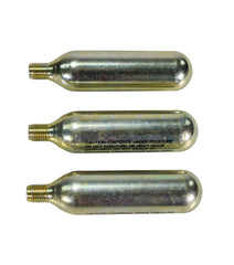 Stop & Go 1091 16 Gram Threaded CO2 Canisters, 3 Pack, for Tire Inflation on Motorcycles, ATVs, Bicycles, and Small Vehicles