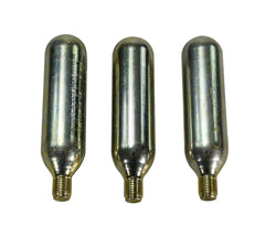 Stop & Go 1091 16 Gram Threaded CO2 Canisters, 3 Pack, for Tire Inflation on Motorcycles, ATVs, Bicycles, and Small Vehicles